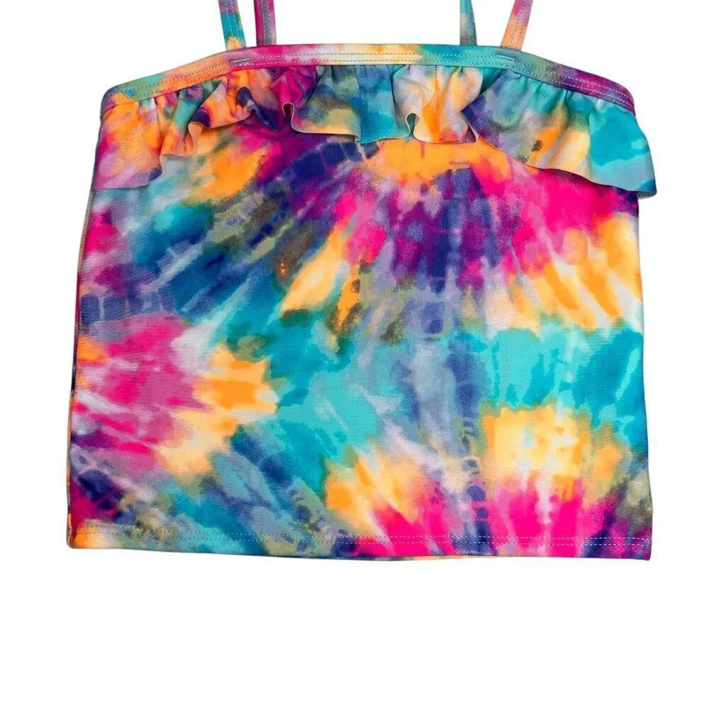 The Children's Place Girl's Size 4T Tie Dye Swim‎ Top